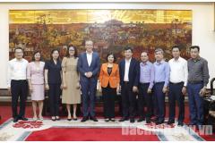 Chairwoman Nguyen Huong Giang receives Deputy Ambassador of Kingdom of Netherlands in Vietnam
