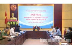 UBND tỉnh triển khai các biện pháp cấp bách phòng, chống dịch COVID-19