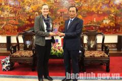 Phó Chủ tịch UBND tỉnh Nguyễn Văn Phong tiếp Phó Đại sứ Hoa Kỳ