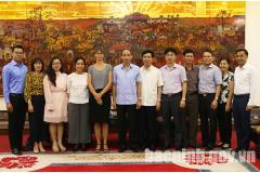 Đoàn công tác Đại sứ quán Đan Mạch làm việc tại Bắc Ninh