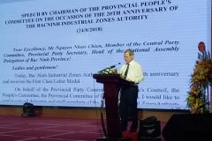 Speech by Nguyen Tu Quynh, Chairman of Bac Ninh People's Committee